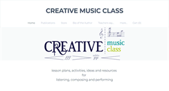 Desktop Screenshot of creativemusicclass.com